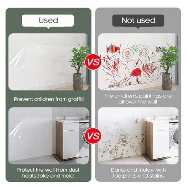 Buy 1 Get 1 Free-Transparent Electrostatic Wall Protection Film