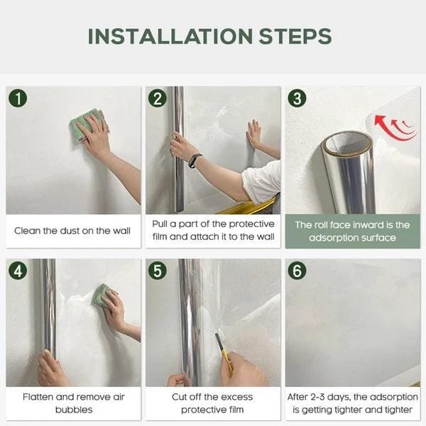 Buy 1 Get 1 Free-Transparent Electrostatic Wall Protection Film