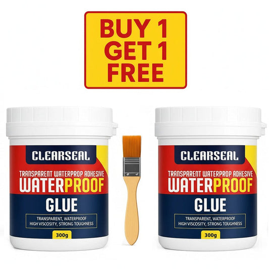 Buy 1 Get 1 FREE – Transparent Waterproof Glue + Free Brush!🔥