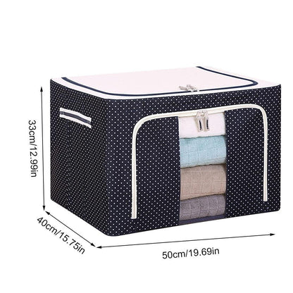 Saree Cover Storage Bag, Non Woven Water Resistant Wardrobe Organizer Saree Cover Set (Pack of 1)