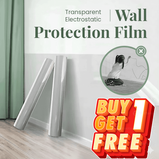 Buy 1 Get 1 Free-Transparent Electrostatic Wall Protection Film